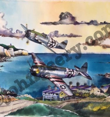 return of the P-47 thunderbolt cliffs of dover 1944